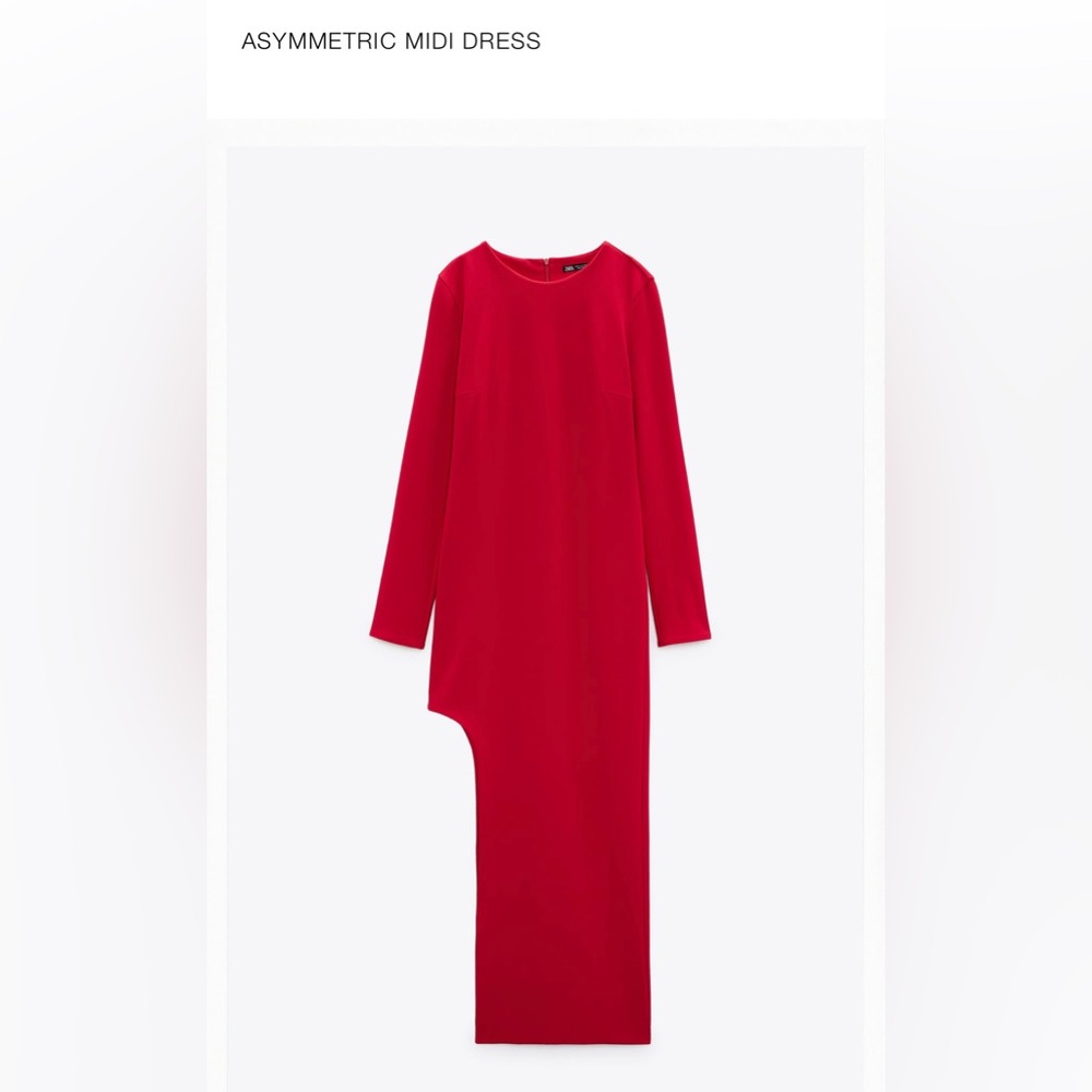 Ideal red Zara party dress - Picture 2 of 5
